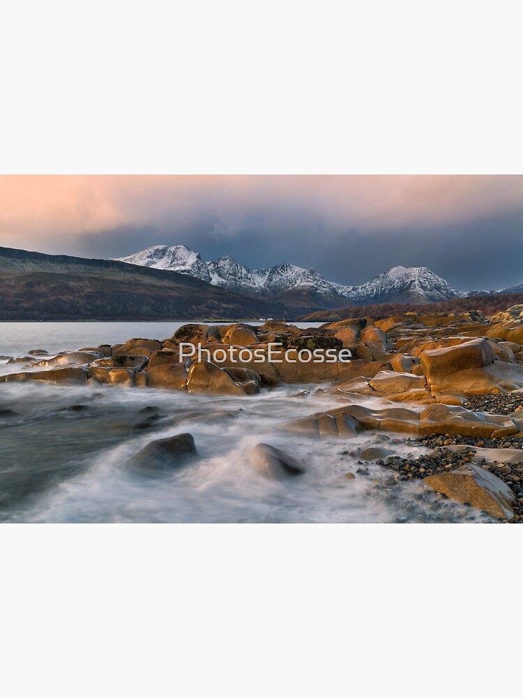"Camus Malag and Blaven Stormy Sunset. Isle of Skye." Art Print by