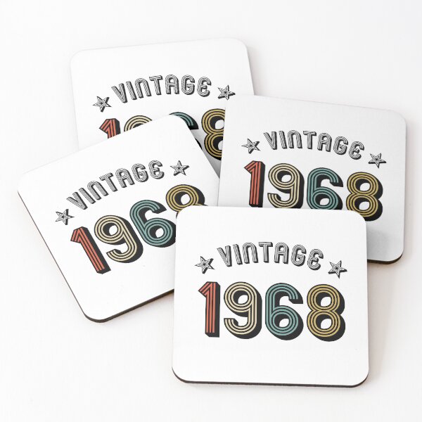 Item preview, 1968 vintage retro vintage year of birth birthday designed and sold by GeogDesigns.