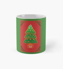 Keltischer Weihnachtsbaum (voll) Tasse (Standard)