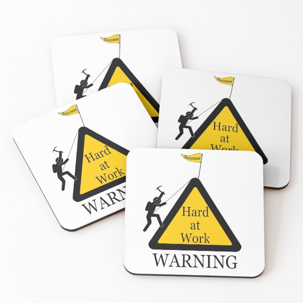 Item preview, Hard at Work WARNING designed and sold by jc007.