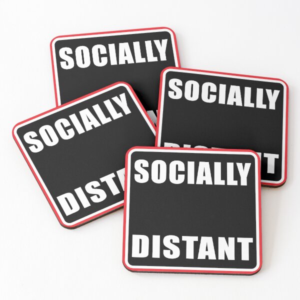 Item preview, Socially Distant - Stay at Home  designed and sold by wrapgraphics.