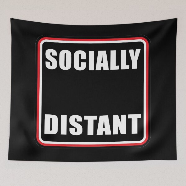 Item preview, Socially Distant - Stay at Home  designed and sold by wrapgraphics.