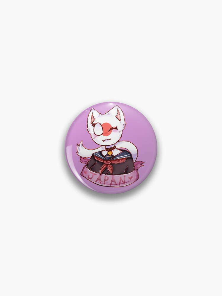 Neko Japan (CountryHumans) Pin for Sale by Norway-Addict