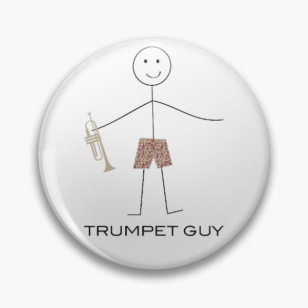 Item preview, Funny Mens Trumpet Guy designed and sold by whyitsme.