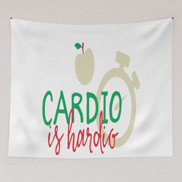 Item preview, Cardio is Hard Workout Tshirt designed and sold by TravelAl.