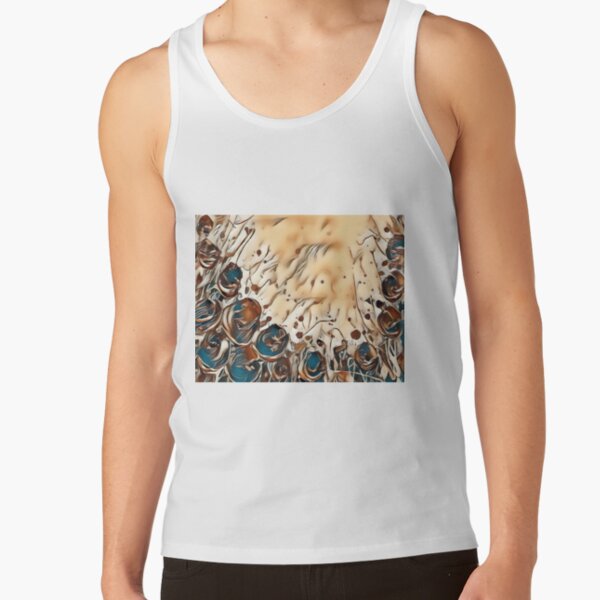 Poppy Garden 2 designed & created by (c) Janet Watson Art Tank Top