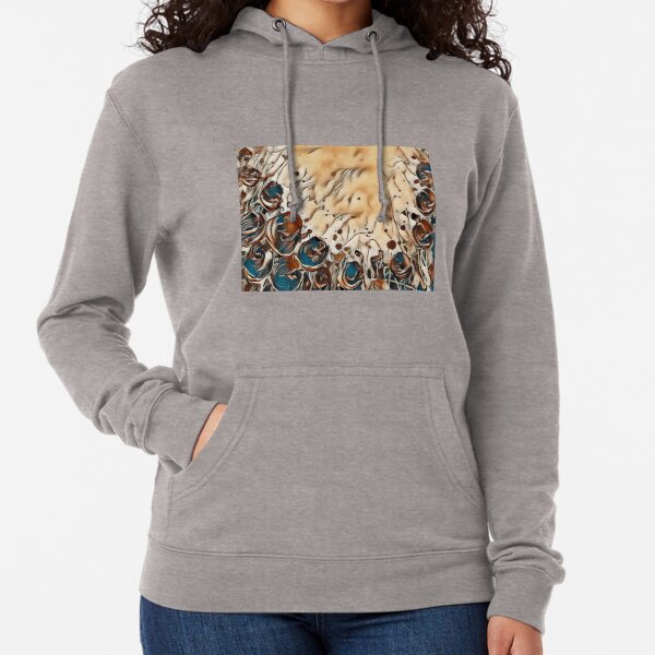 Poppy Garden 2 designed & created by (c) Janet Watson Art Lightweight Hoodie