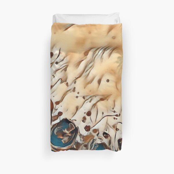 Poppy Garden 2 designed & created by (c) Janet Watson Art Duvet Cover
