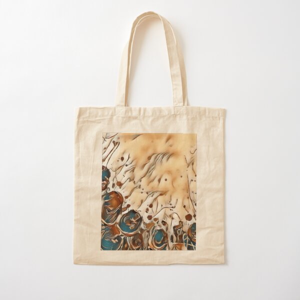 Poppy Garden 2 designed & created by (c) Janet Watson Art Cotton Tote Bag