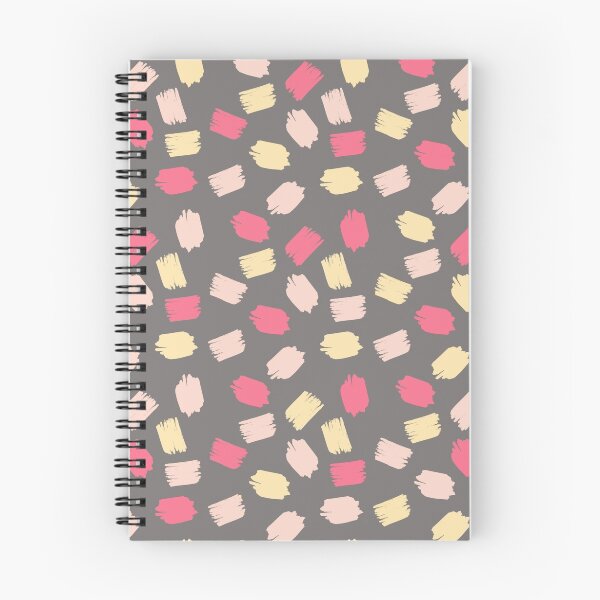 Item preview, Yellow & Pink Brushstroke Polka Dots Pattern designed and sold by Blkstrawberry.
