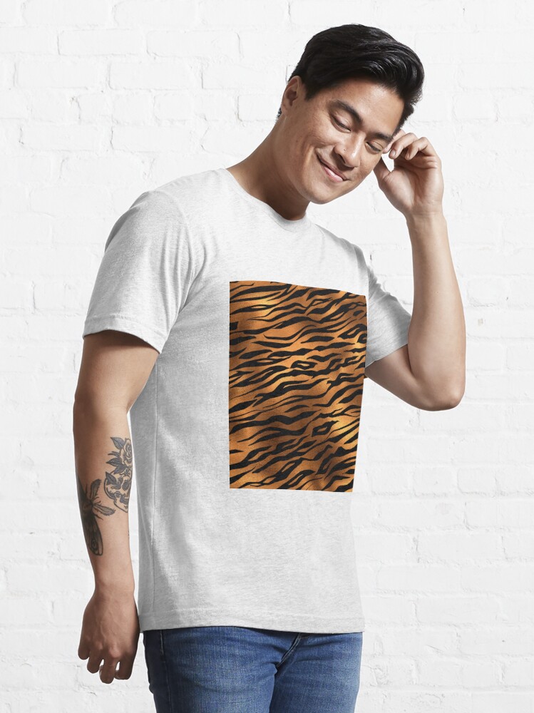 Orange Tiger Stripes Fur Animal Print  Graphic T-Shirt for Sale by  ColorFlowArt