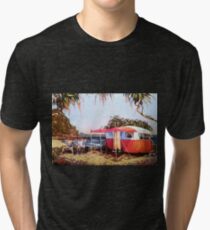 Enjoying The Noosa Break...or...Poms In Paradise Tri-blend T-Shirt