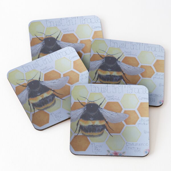 Item preview, Trust in Miracles Bee designed and sold by Adrienne Sloan.