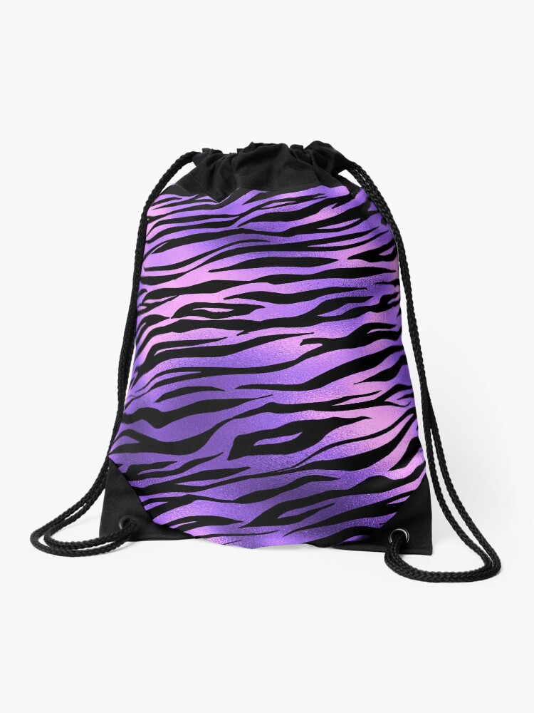 Animal print drawstring outlet bags