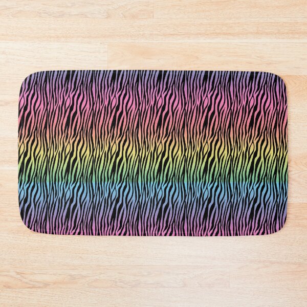Item preview, Tiger Stripes Fur Metallic Animal Print Rainbow designed and sold by ColorFlowArt.