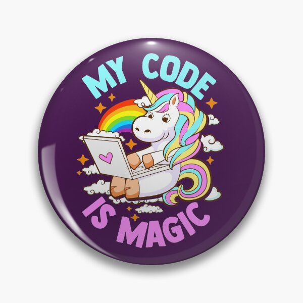 Item preview, Cute Unicorn Coder Code Programmer Computer Science designed and sold by frittata.