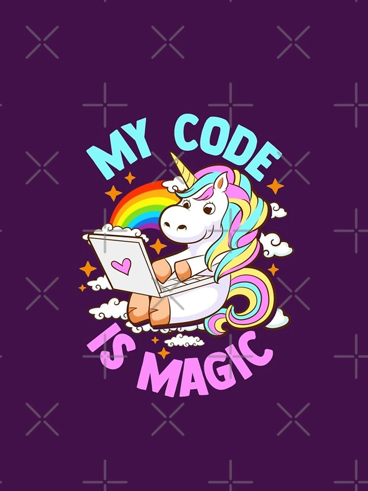 Thumbnail 4 of 4, iPhone Case, Cute Unicorn Coder Code Programmer Computer Science designed and sold by frittata.