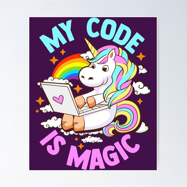 Artikel-Vorschau von Netter Einhorn-Codierer-Code-Programmierer Informatik, designt und verkauft von frittata.
