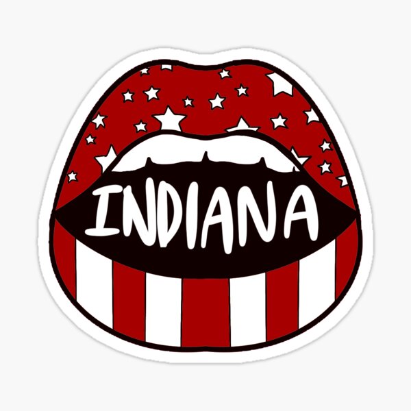 Indiana Lips Sticker