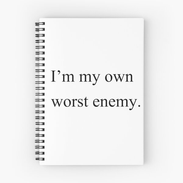 Item preview, i'm my own worst enemy designed and sold by motivation4you.