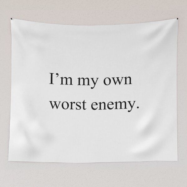 Item preview, i'm my own worst enemy designed and sold by motivation4you.