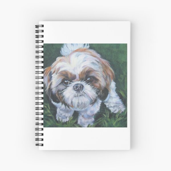 Shih Tzu Peinture Fine Art Cahier à spirale