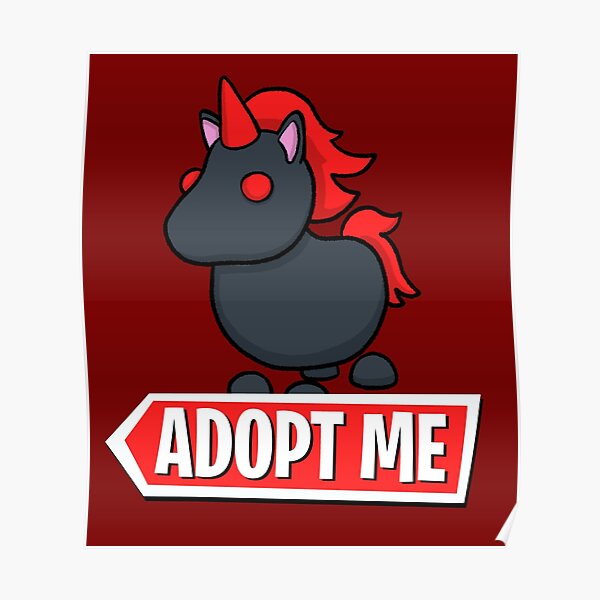 Adopt Me Dragon Poster By Pickledjo Redbubble