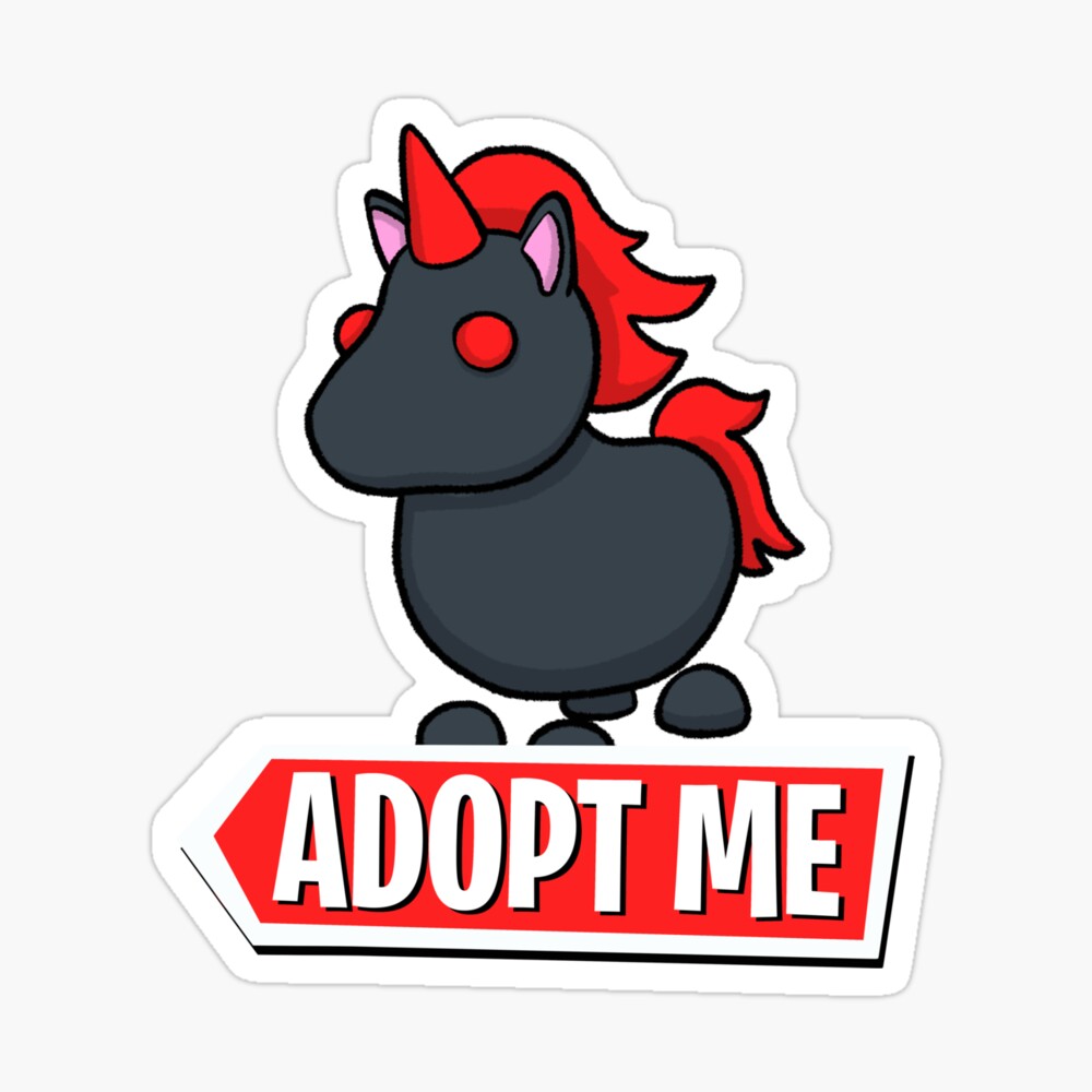 Adopt Me Evil Unicorn Laptop Skin By Pickledjo Redbubble - roblox adopt me pet evil unicorn