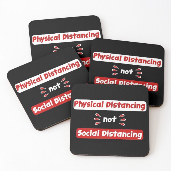 Item preview, Physical Distancing not Social Distancing designed and sold by OmmeDesigns.