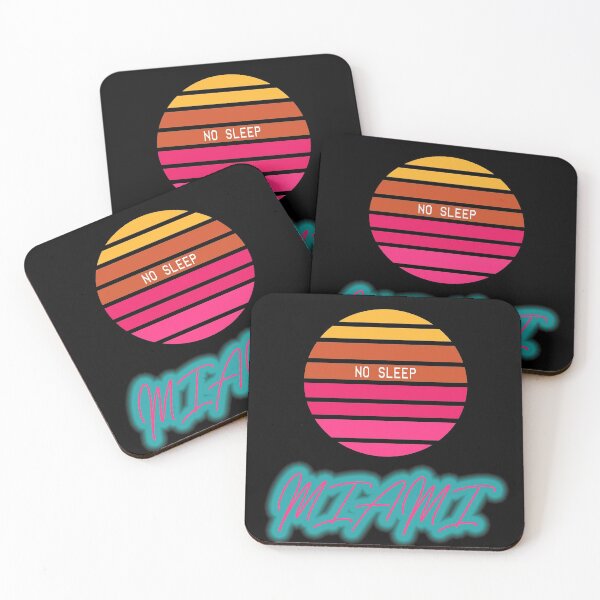 Item preview, Vaporwave 80's Retro Sunset in Miami designed and sold by zeqira.