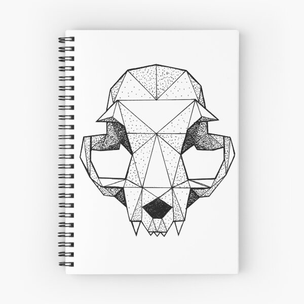 Item preview, Geometric Cat skull designed and sold by BROENNER.