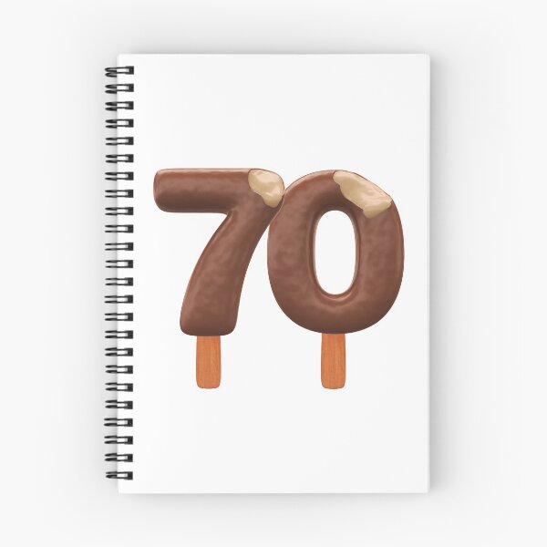 Item preview, 70 Ice Cream Seventy Number 3d Chocolate designed and sold by HelloFromAja.