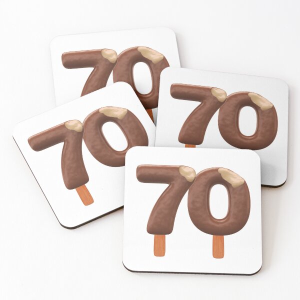 Item preview, 70 Ice Cream Seventy Number 3d Chocolate designed and sold by HelloFromAja.