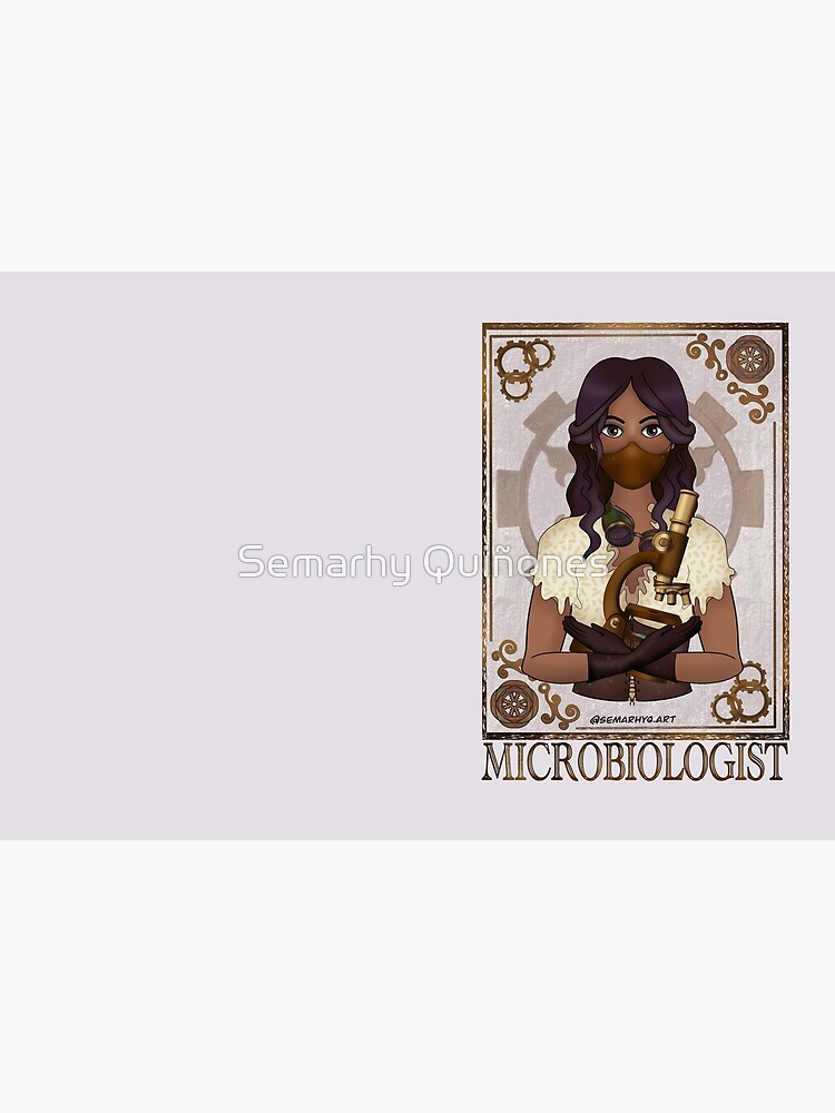 Microbiologist with Mask (SteamPunk Art) by semarhy