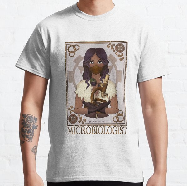 Microbiologist with Mask (SteamPunk Art) Classic T-Shirt