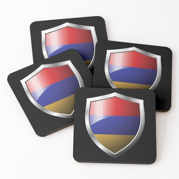 Item preview, Strong Armenia Flag Shield Country designed and sold by HelloFromAja.