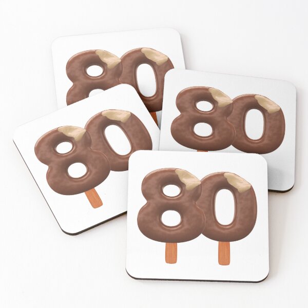 Item preview, 80 Ice Cream Eighty Number 3d Chocolate designed and sold by HelloFromAja.