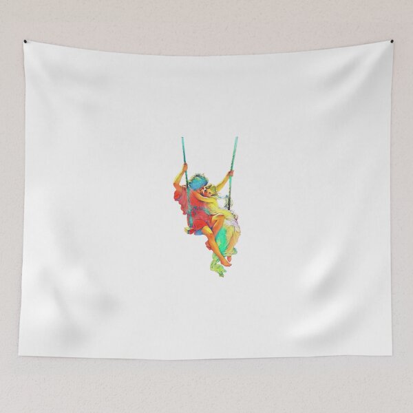 Item preview, Pop take on classic art piece Springtime by Pierre-Auguste Cot designed and sold by PeterProtozoa.