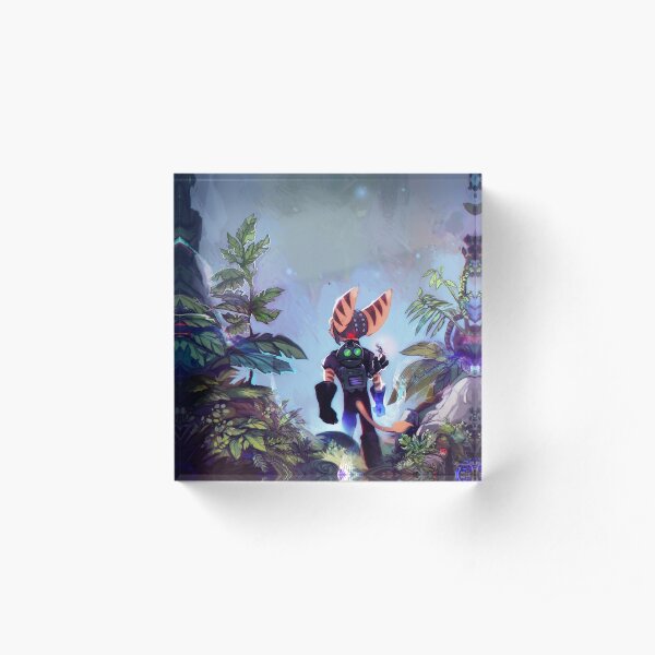 Ratchet's Labyrinth Acrylic Block