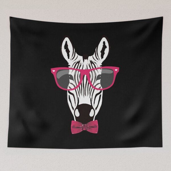 Artikelvorschau, Zebra, Hipster, Nerd, Vintage-Look, 80er Jahre entworfen und verkauft von Collagedream.