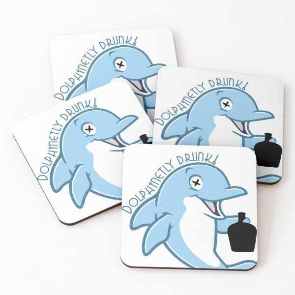 Item preview, Dolphinetly Drunk designed and sold by mrmagoofl.