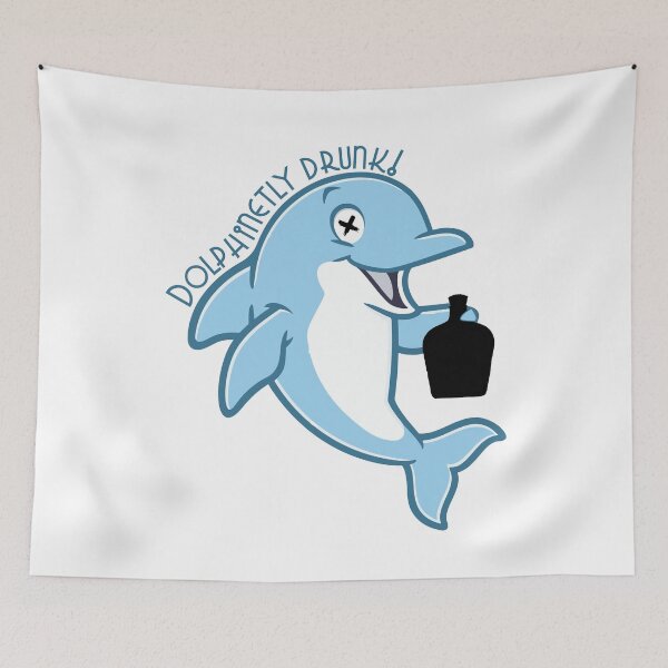 Item preview, Dolphinetly Drunk designed and sold by mrmagoofl.