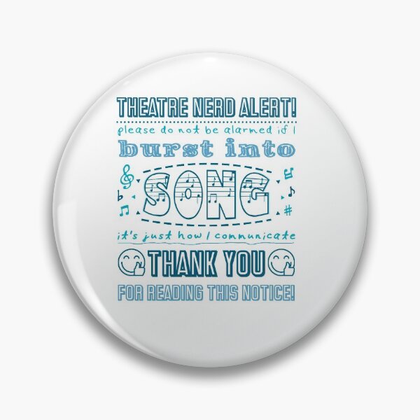 Item preview, Funny Musical Theatre Nerd Burst Into Song gift designed and sold by Stageystuff.