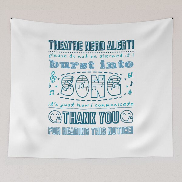 Item preview, Funny Musical Theatre Nerd Burst Into Song gift designed and sold by Stageystuff.