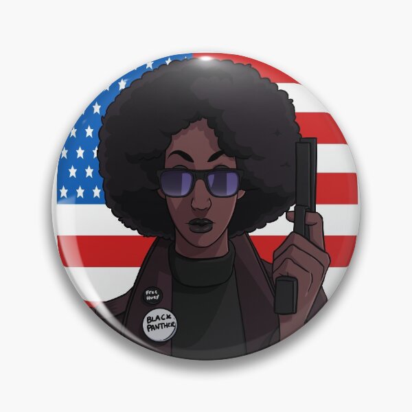 Item preview, Black Panther Party American Flag designed and sold by Nosek1ng.