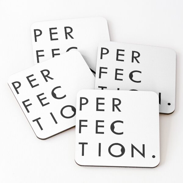 Item preview, Perfection Slogan designed and sold by Grafio Creo.