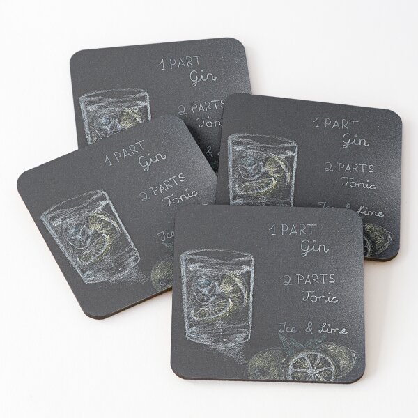 Item preview, Gin and Tonic designed and sold by SketchedbyD.