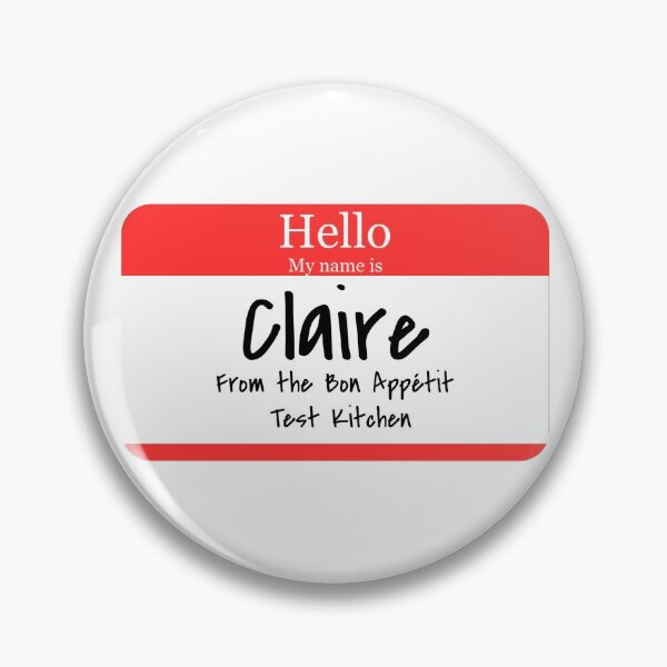 Item preview, claire saffitz name tag designed and sold by dancingmandy96.