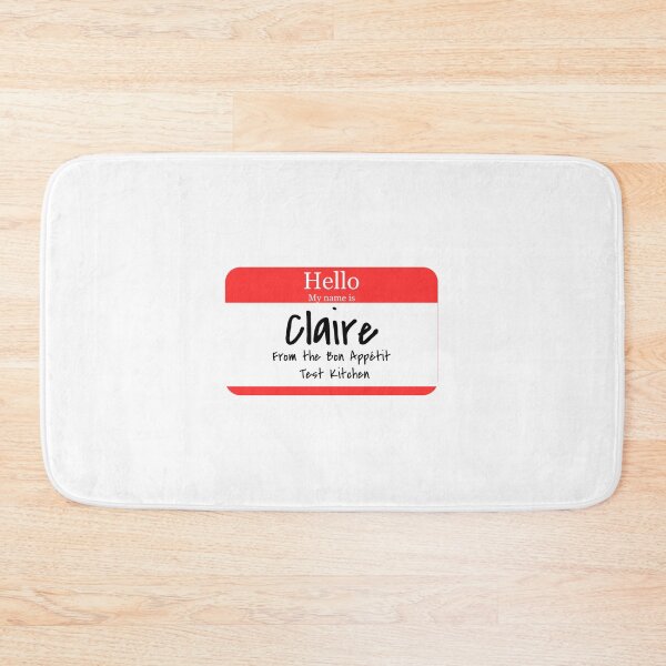 Item preview, claire saffitz name tag designed and sold by dancingmandy96.