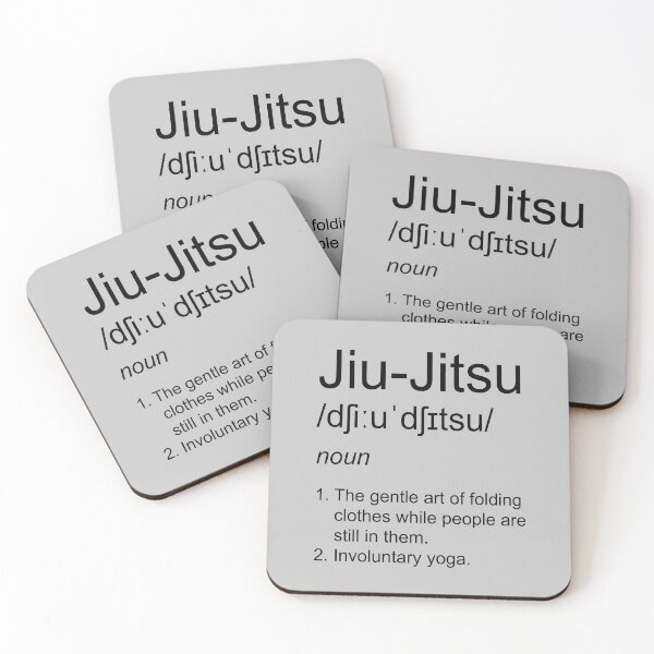 Item preview, Jiu Jitsu Martial Arts Graphic Dictionary designed and sold by PandaPope.